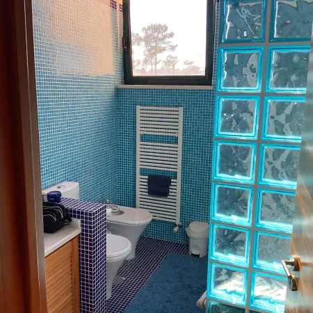 Salt Water Pool With Fireplace Sweet Praia de Mira